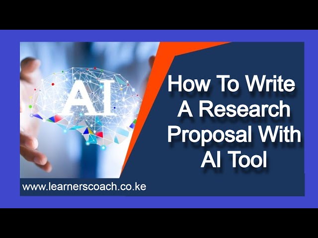 BEST AI Tool To Write A Research Proposal