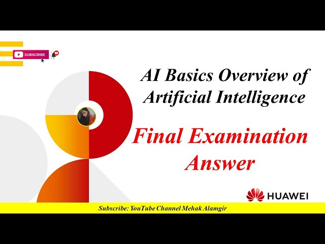 AI Basics Overview of AI Final Exam Answer