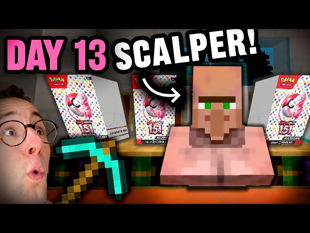 🔴 Collecting EVERY Pokémon Card LIVE (in Minecraft) Day 13