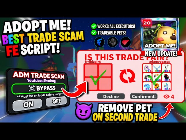 [NEW🎃] ADOPT ME SCRIPT 🐾 2026 | BEST TRADE SCAM, PET SPAWNER & AUTOFARM | KEYLESS | PASTEBIN LATEST