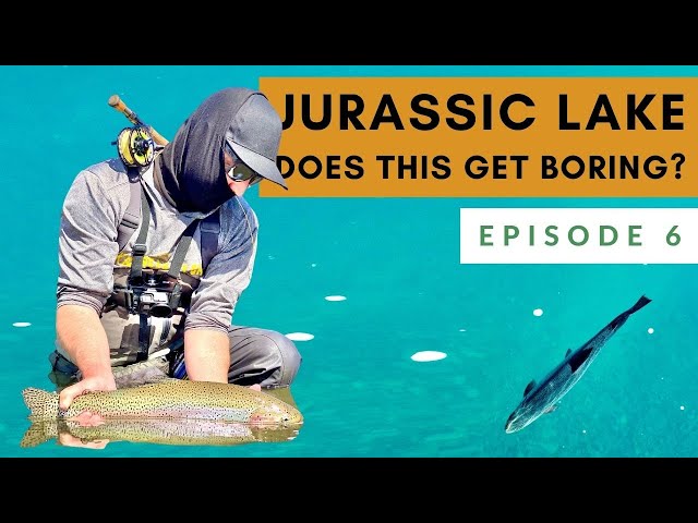 Fly Fishing HUGE TROUT in Crystal Clear Pools (Jurassic Lake Episode 6)