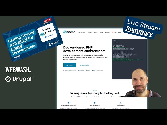 Summary: Getting Started with DDEV for Drupal Development
