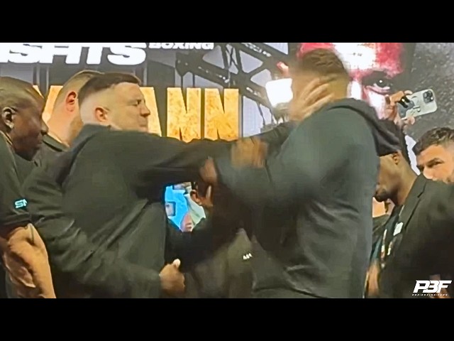 PUNCHES THROWN! JORDAN MCCANN SLAPS BIG STACKS IN EXPLOSIVE WEIGH IN FACE OFF