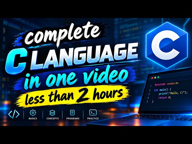 Complete C language in one video | CodeLearning