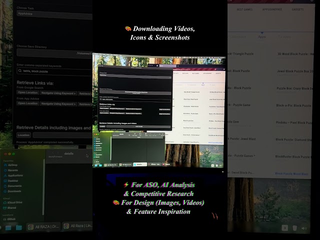 Automated AppAdvice Scraping and Downloaded 3,000+ Visual Assets & Metadata for Block Puzzle Games