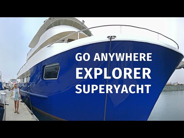 $6,900,000 ALLSEAS 92 EXPEDITION Explorer SuperYacht Tour Liveaboard Travel AROUND THE WORLD Yacht