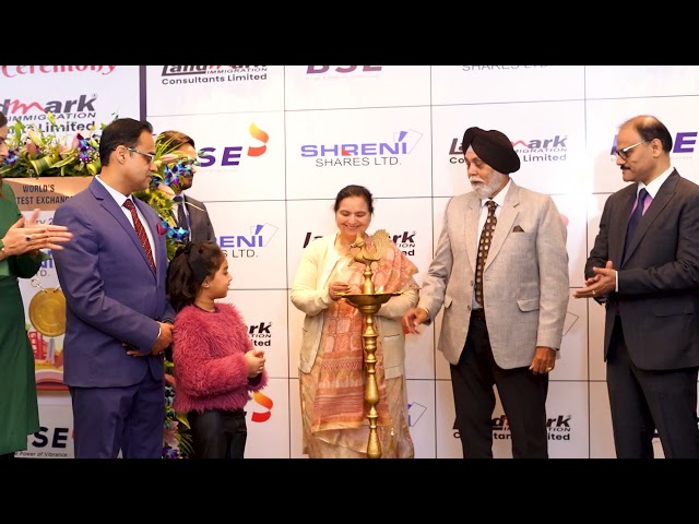 Grateful for Your Support | Landmark Immigration | Officially Listed on Bombay Stock Exchange (BSE)
