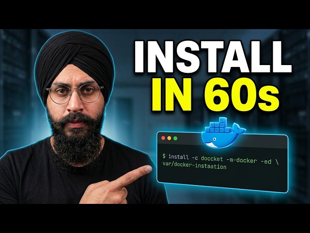 The Easiest Way to Manage Your Server | Docker Installation