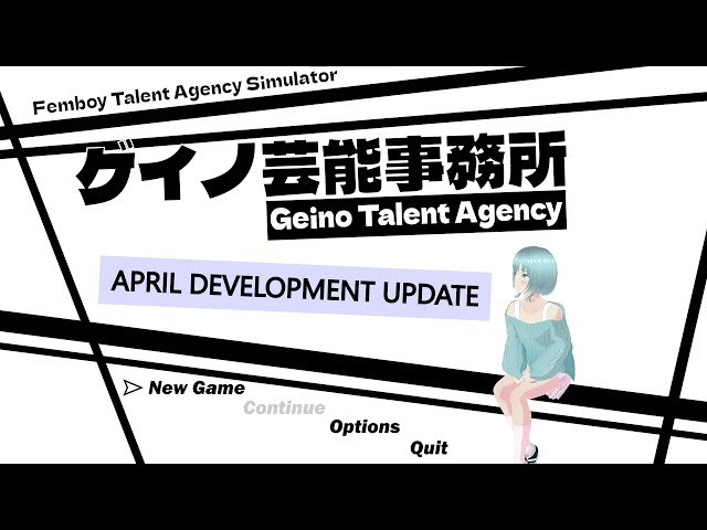 April Update for Geino Talent Agency (Femboy Talent Agency Simulator)