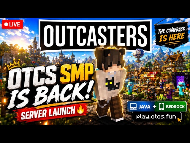 🔴 Minecraft SMP LIVE | PUBLIC SMP 24/7 JAVA + BEDROCK #minecraft #minecraftshorts #shortslive