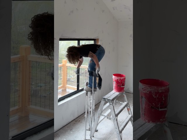 How you reach stuff on stilts! Gotta plan it out a bit 🤔#shorts #explore #drywall