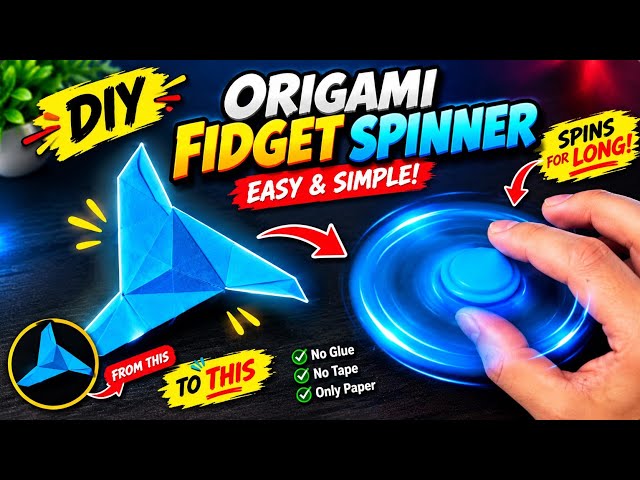This Paper Spinner Actually Spins! 😱🌀 #shorts