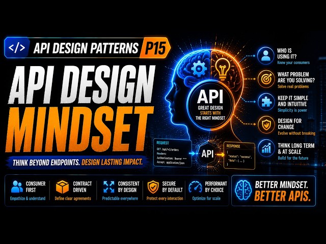 🔒🌐 API Design Mindset — Mindset Over Patterns | API Design Patterns P15