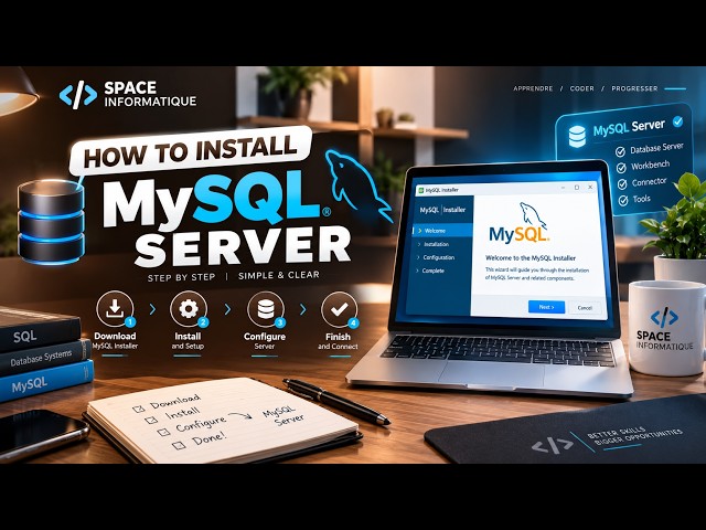 How to Install MySQL Server on Windows 11 – Complete Step-by-Step Tutorial | Space Informatique