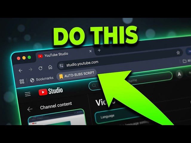 Stop Adding Subtitles Manually: 1-Click YouTube AI Workflow