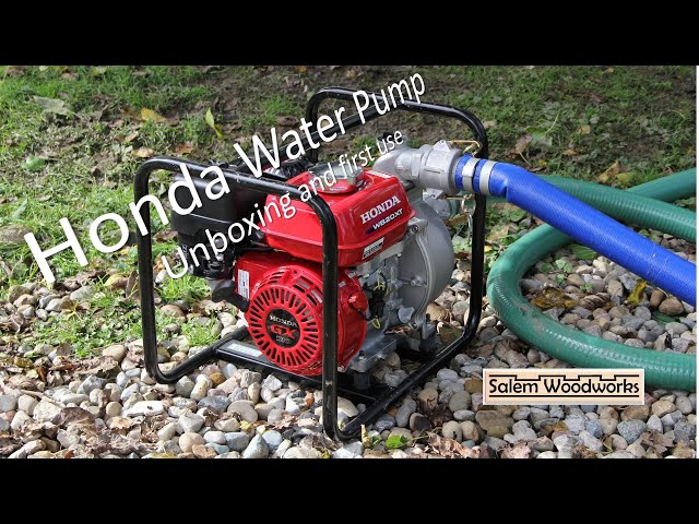 Honda Water Pump (WB20XT) - Unboxing and first use