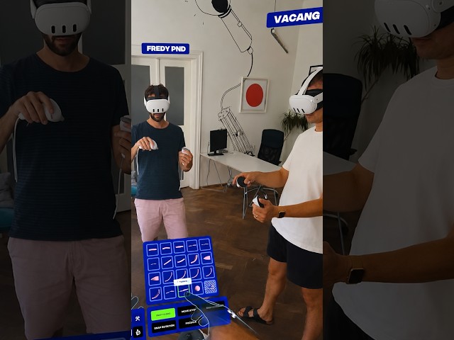 Playing VR with the boys