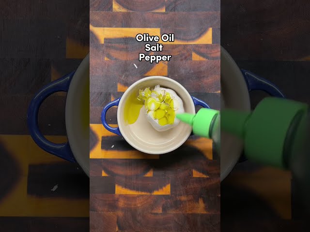How to make ROASTED GARLIC BUTTER #shorts