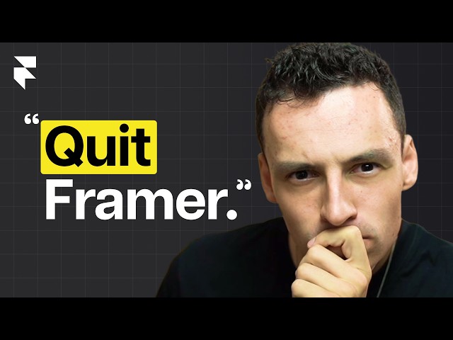 Designers are quitting Framer