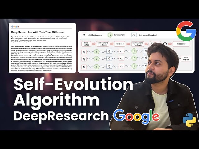 Google Self-Evolution algorithm for Deep Researcher | Agentic Workflow | Parallel Processing, Python