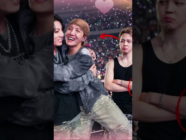 Jimin’s Jealous Reaction to Jungkook & J-Hope? 😳🔥#shorts #BTS  #J-Hope #jungkoook  #ARMY #jimin