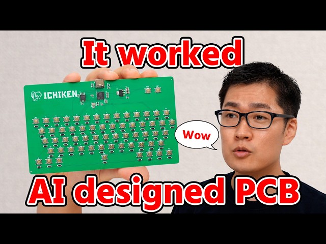 AI Designed This Keyboard PCB. It Worked — Except for 8 Dead Keys.