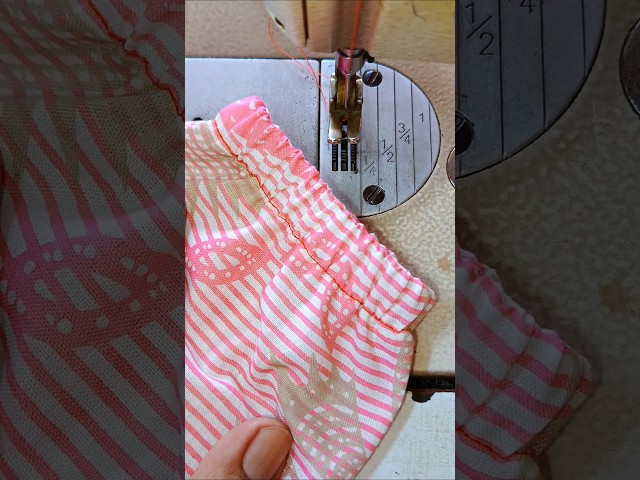 Favorite Way to Sew Elastic Sleeves #sewing #sewingtips #sewingtutorial #sewingforbeginners