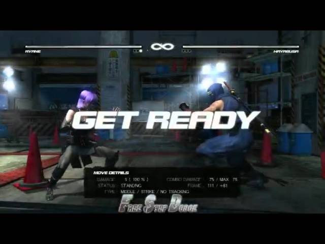 DOA5 Alpha demo FreeStepDodge.com stream p2/2