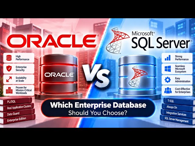 Oracle vs SQL Server | Which Enterprise Database Should You Choose? | Uplatz
