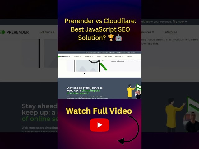Prerender vs Cloudflare Best JavaScript SEO Solution 🏆🤖