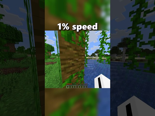 What does Minecraft look like at 10,000% speed?