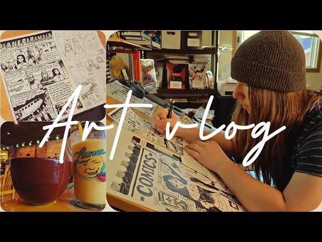 ☆COZY ART VLOG☆ A Week In My Life As A Part-time Artist 