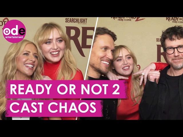 Ready Or Not 2 | Kathryn Newton causes red carpet chaos