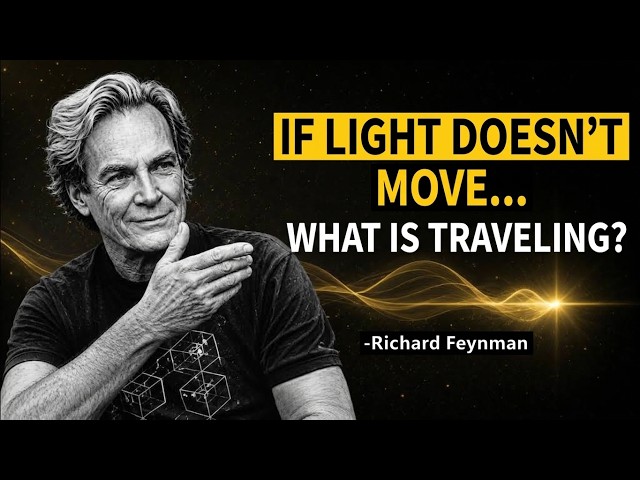 If Light Doesn’t Move, Then What Is Actually Traveling? | Richard Feynman
