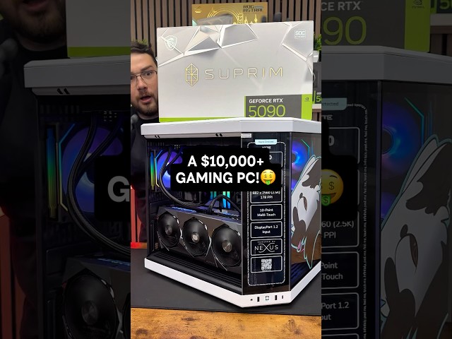 We built the ULTIMATE $10,000+ Gaming PC! 🤑