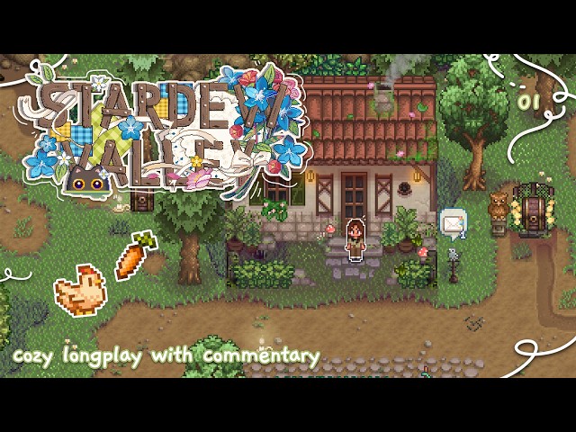 ᜊ( ᴗ͈ˬᴗ͈)ᜊ let's get farming 🥕 | a cozy stardew valley longplay with commentary 🌷