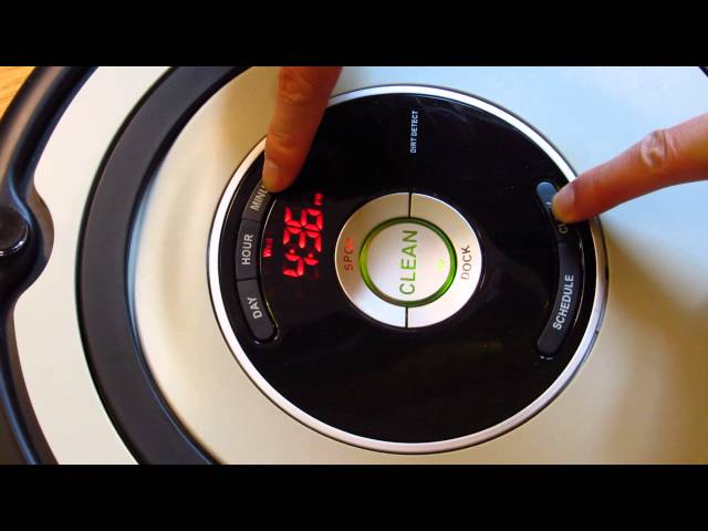 iRobot Roomba - How to Set Clock Time
