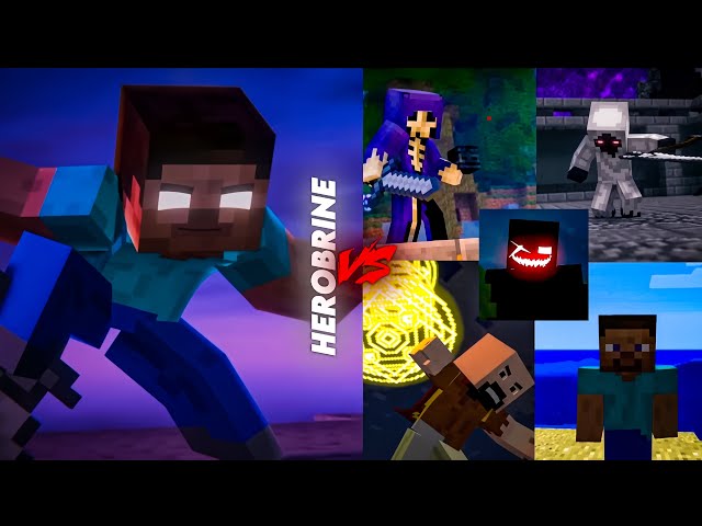HEROBRINE VS ALL 🔥