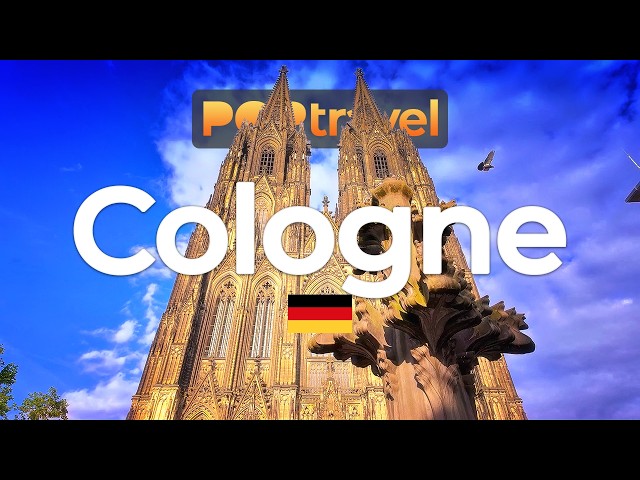 COLOGNE, Germany - City Walking Tour - 4K HDR