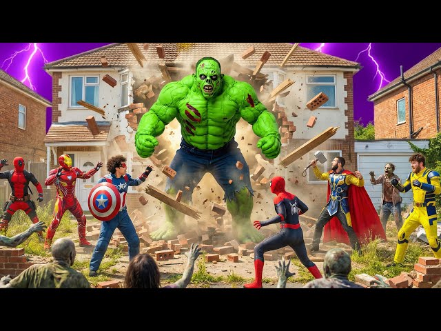 Zombie Hulk VS Avengers!