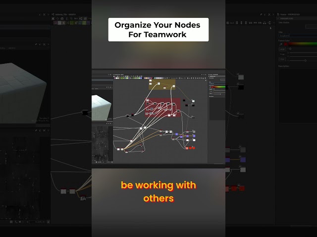 Teamwork in Art  Organize Your Work for Collaboration SubstanceDesigner #MaterialArt #GameArt