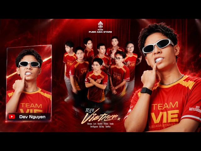 BẮN GIẢI PUBG ASIA STAR 2026 TEAM VIỆT NAM
