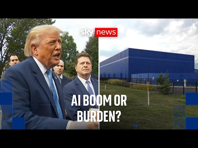 Trump's AI data centre boom is causing anger in the US