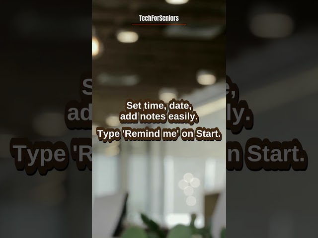 Using Cortana to Set Reminders on Window