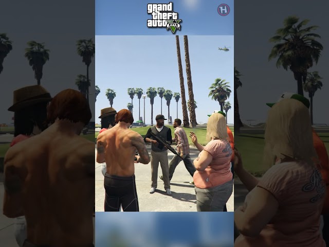 Watch Dogs 2 VS GTA 5 - Showing Off A Firearm To NPCs, Cops, & Criminals, How Will They React ?