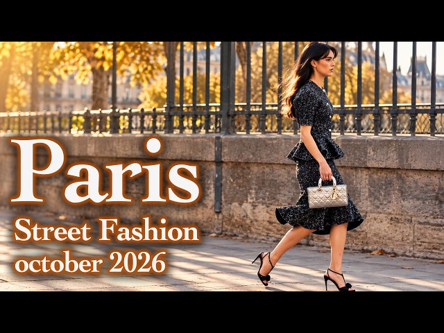 Viral Fashion Trends in Paris October 2026 🇫🇷 The Most Beautiful Street Fashion Looks. Paris VLOG