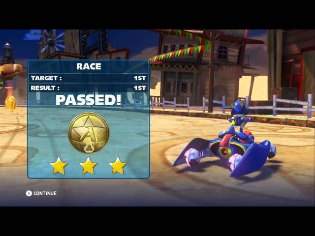 Sonic & All-Stars Racing Transformed Wii U HD Gameplay Compilation