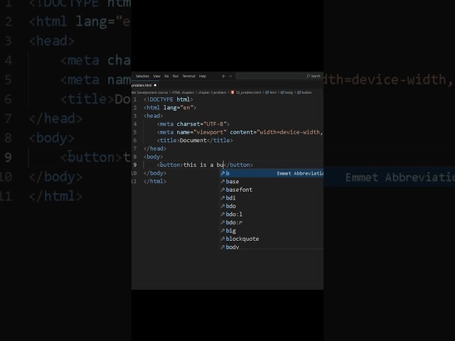 HTML Button