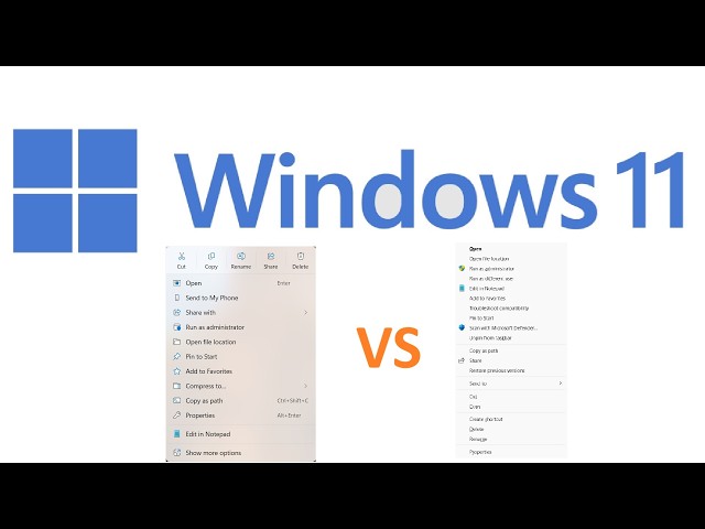 Windows 11 Tip: Change your Right Click Menu