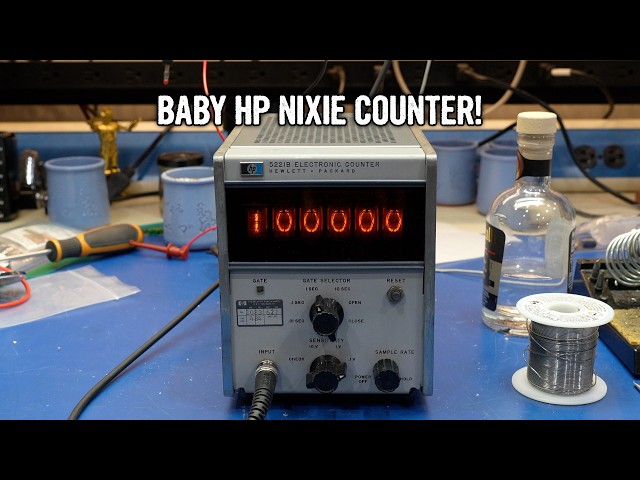HP 5221B Nixie Counter Restoration